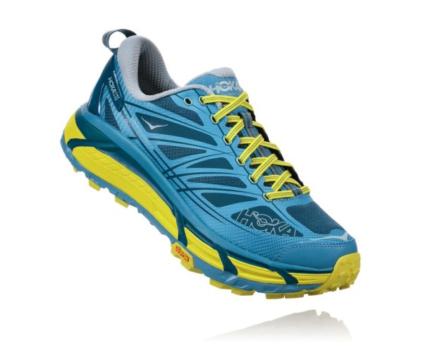 Hoka One One MAFATE SPEED 2 Mens UK - Blue Trail Running Shoes - EOLNW1576